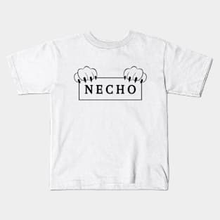 Black Necho Art Kids T-Shirt